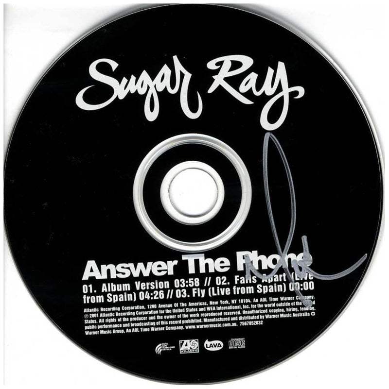 Sugar Ray Mark McGrath Signed Answer The Phone CD