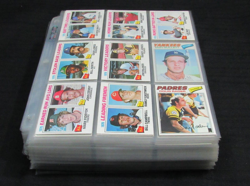 1977 Topps Baseball Card Complete Set (1-660) Dawson Fidrych Sutter Ryan 191961