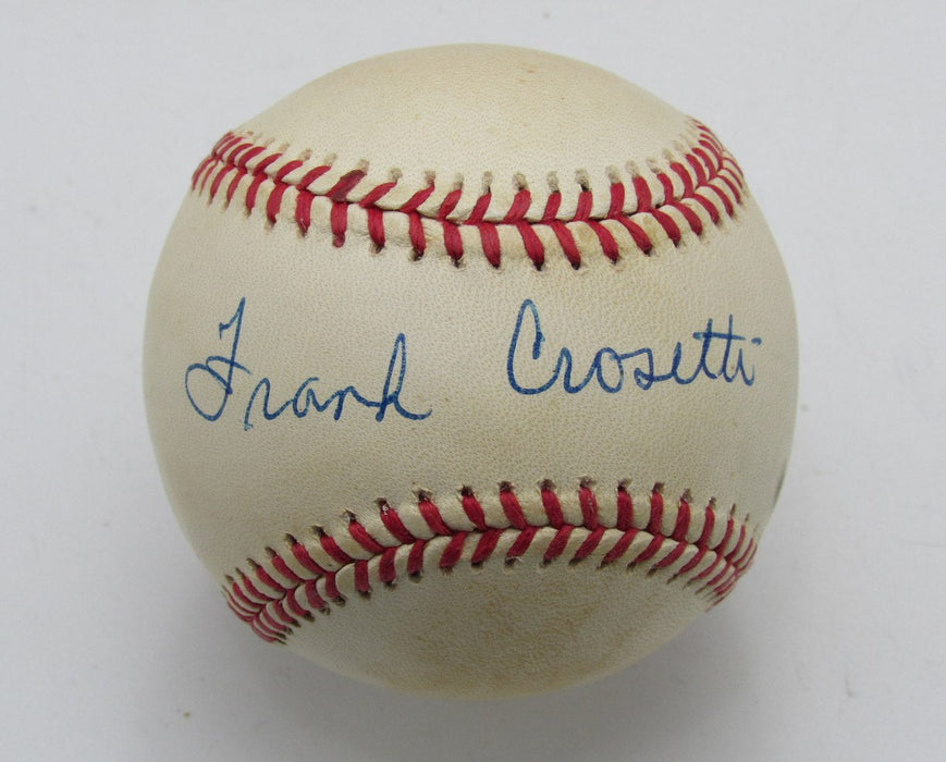 Frank Crosetti Signed/Autographed OAL Baseball New York Yankees PSA/DNA 191697