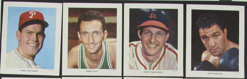 Lot of (10) 1953 Sport All Star Portfolio 5.5x7 Photos with Envelope 181453