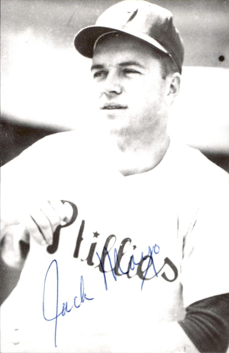 Jackie Mayo Phillies d. 2014 Signed/Autographed 3x5  Photo 178614