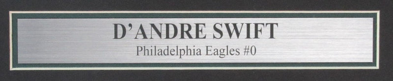D'Andre Swift Autographed 11x14 Photo Philadelphia Eagles Framed JSA 183357