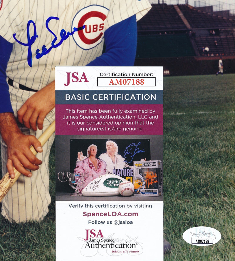 Lee Elia Autographed 8x10 Photo Chicago Cubs JSA 181913