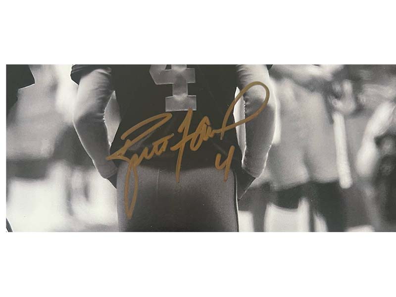 Brett Favre Autographed Green Bay Packers 8x10 Photo (Favre Coa)