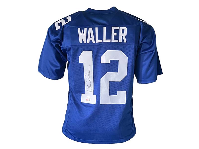 Darren Waller Autographed Pro Style Blue Football Jersey JSA