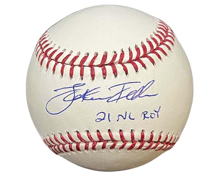 Jonathan India Signed Official MLB Baseball Beckett Insc 21 NL ROY