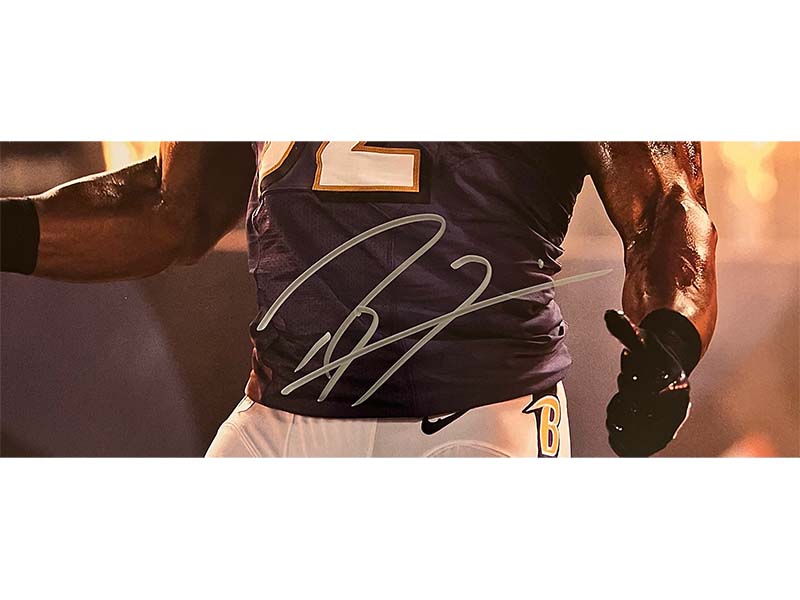 Ray Lewis Autographed 16x20 Baltimore Ravens Photo Beckett