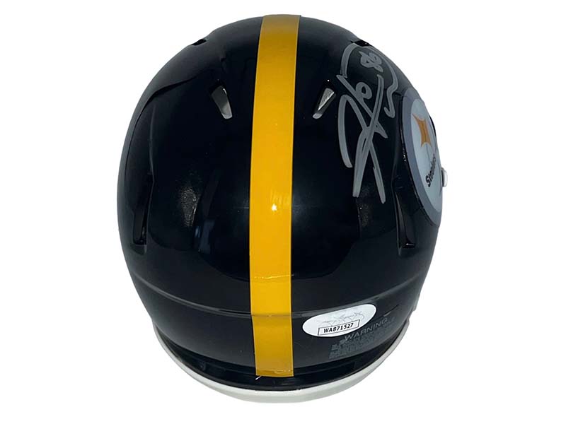 Hines Ward Autographed Pittsburgh Steelers Speed Mini Football Helmet (JSA)