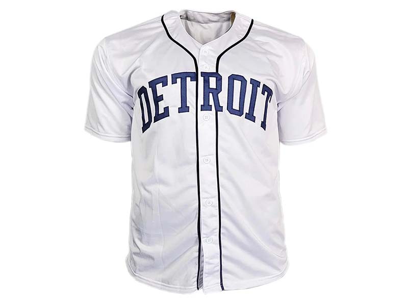 Lou Whitaker Signed Detroit White Pro Style Baseball Jersey (JSA)