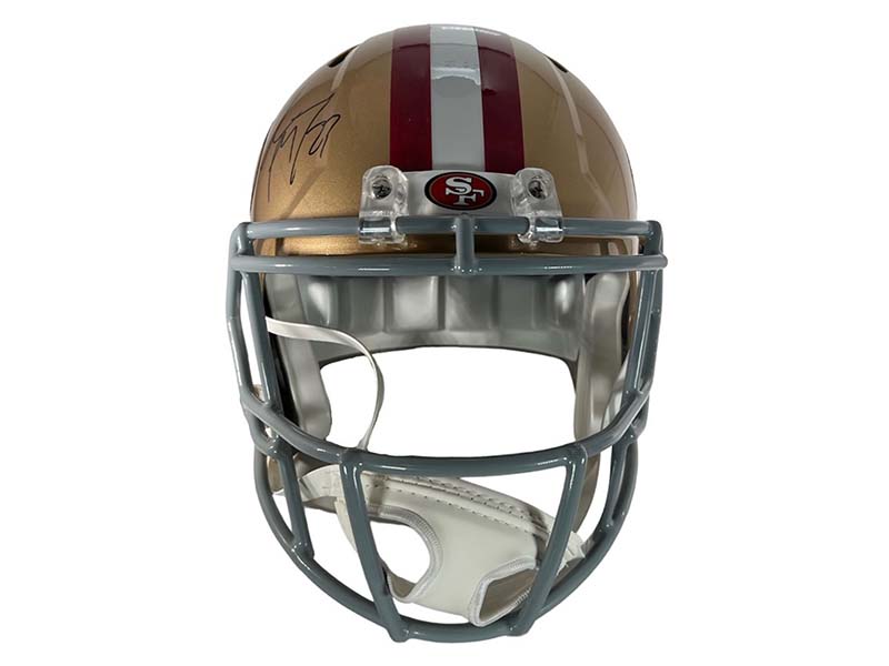 Christian Mccaffrey Autographed San Francisco 49Ers Speed Full Size Helmet JSA