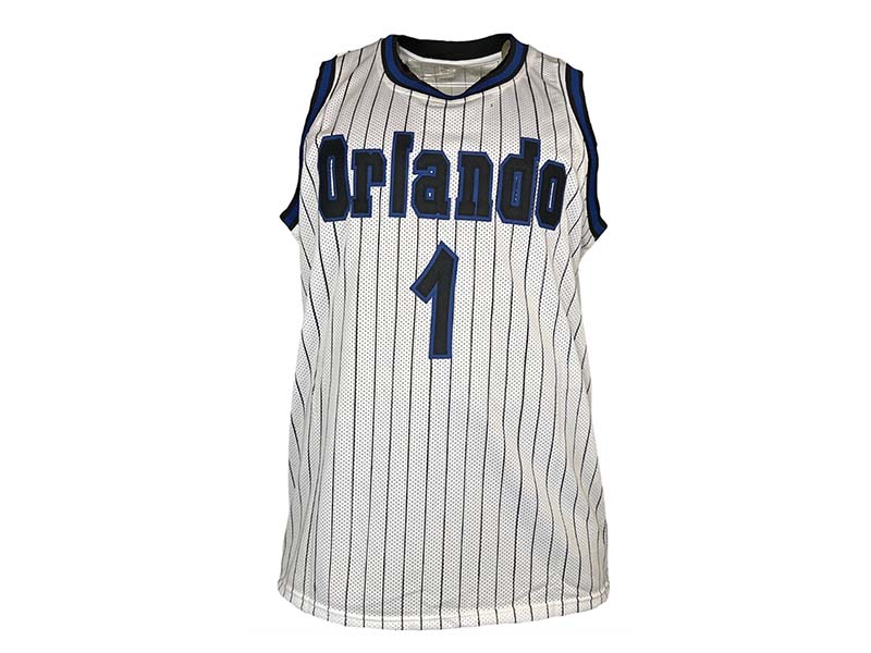 Penny Hardaway Autographed Orlando White Pinstripe Basketball Jersey Beckett