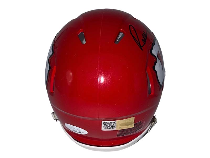 Rashee Rice Autographed Kansas City Chiefs Mini Speed Football Helmet (JSA)