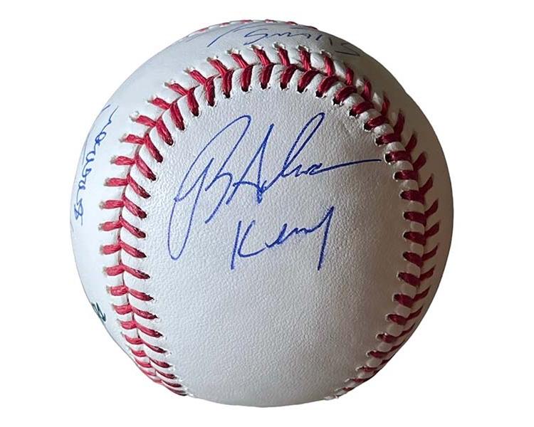 The Sandlot Cast Autographed MLB Official Major League Baseball (Beckett)