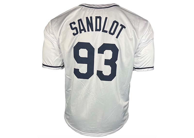 The Sandlot Cast Autographed Custom Baseball Jersey - 6 Signatures - Beckett