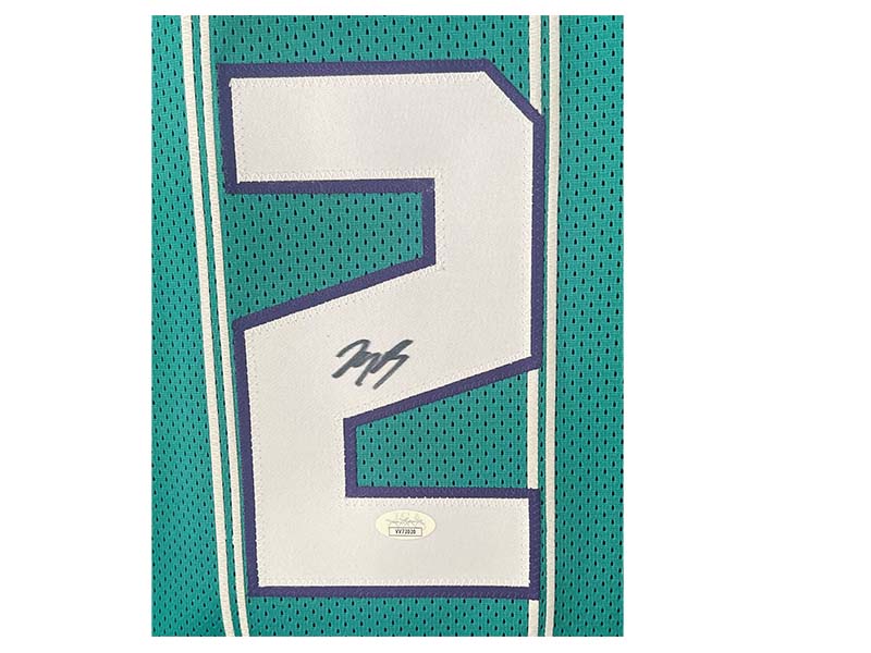 LaMelo Ball Teal Charlotte Hornets Autographed Nike #1 Icon Authentic Jersey