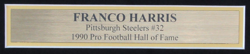 Franco Harris HOF Signed/Auto 8x10 Photo Framed Pittsburgh Steelers JSA 190031