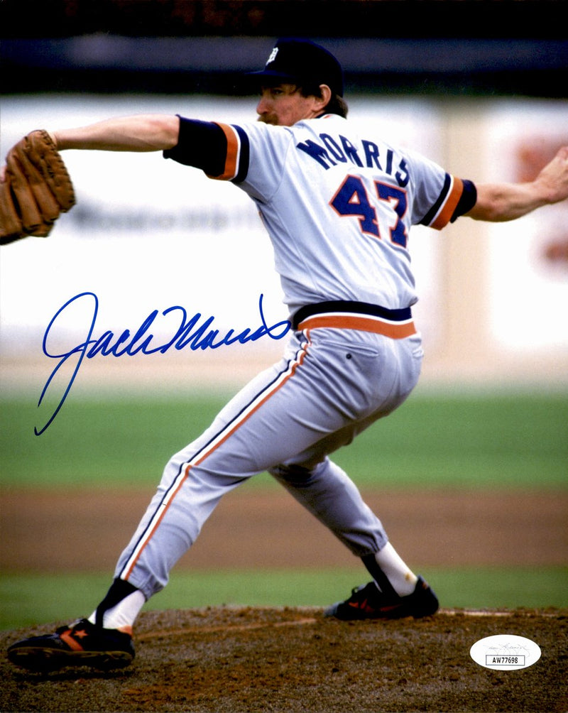 Jack Morris HOF Signed/Autographed 8x10 Photo Detroit Tigers JSA 191322