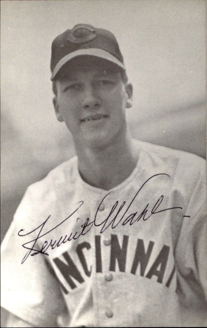 Kermit Wahl Reds d. 1987 Signed/Autographed 3x5  Photo 179295