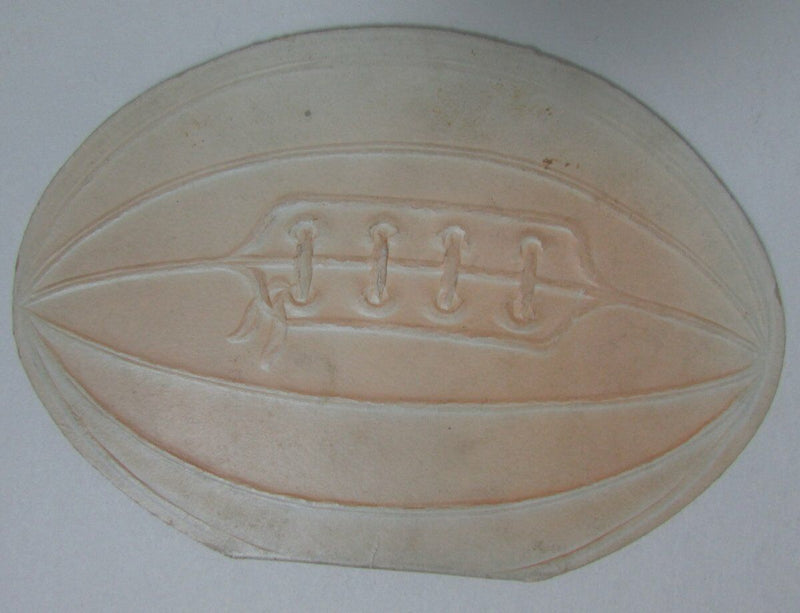 Early 1900's Football  Shaped Poem Card 148880