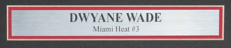 Dwyane Wade Autographed 11x14 Photo Miami Heat Framed Beckett