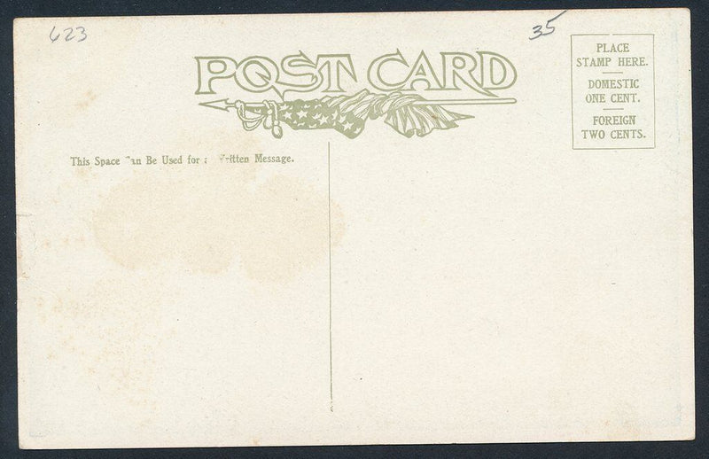 Vintage 1908 Postcard Football Player Image "Rah! Rah! Rah! For" 139069