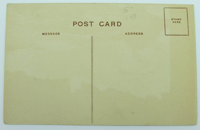 Vintage Postcard with picture of a female basketball player 140026