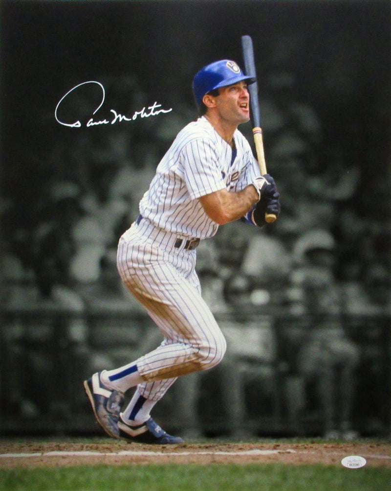 Paul Molitor HOF Autographed 16x20 Photo Milwaukee Brewers JSA