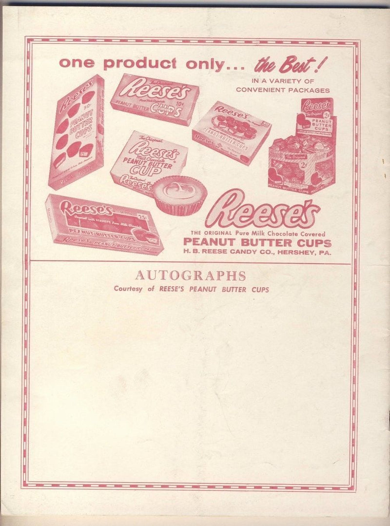 Hershey Bears 3/63 1963 Program vs. Buffalo AHL 128022