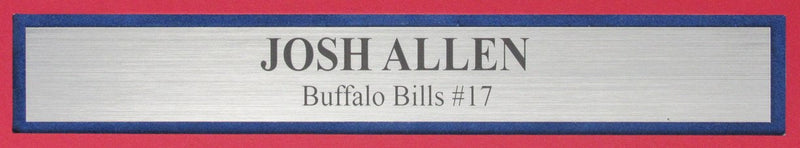 Josh Allen Autographed  16x20 Framed Photo Buffalo Bills Beckett 193040