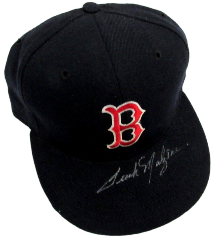 Frank Malzone Signed New Era Fitted Baseball Hat Boston Red Sox PSA/DNA 188009