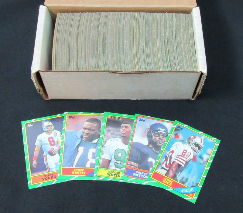 1986 TOPPS Football Complete Card Set (396) Rice RC Young RC White RC 189329
