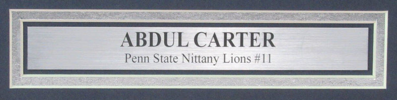 Abdul Carter Autographed 16x20 Photo Penn State Framed PSA/DNA 177470
