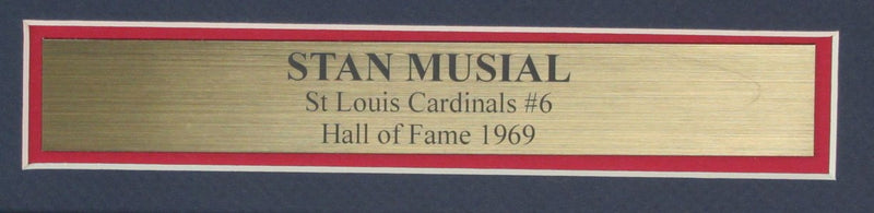 Stan Musial HOF Signed/Auto 8x10 Photo St. Louis Cardinals Framed JSA 190843