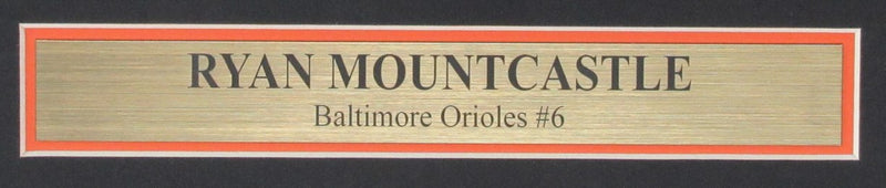 Ryan Mountcastle Autographed 11x14 Photo Orioles Framed Beckett 182844
