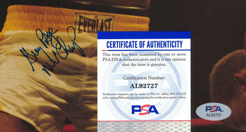 Greg Page Signed/Inscribed 8x11 Magazine Photo Boxing Champ PSA/DNA 186345
