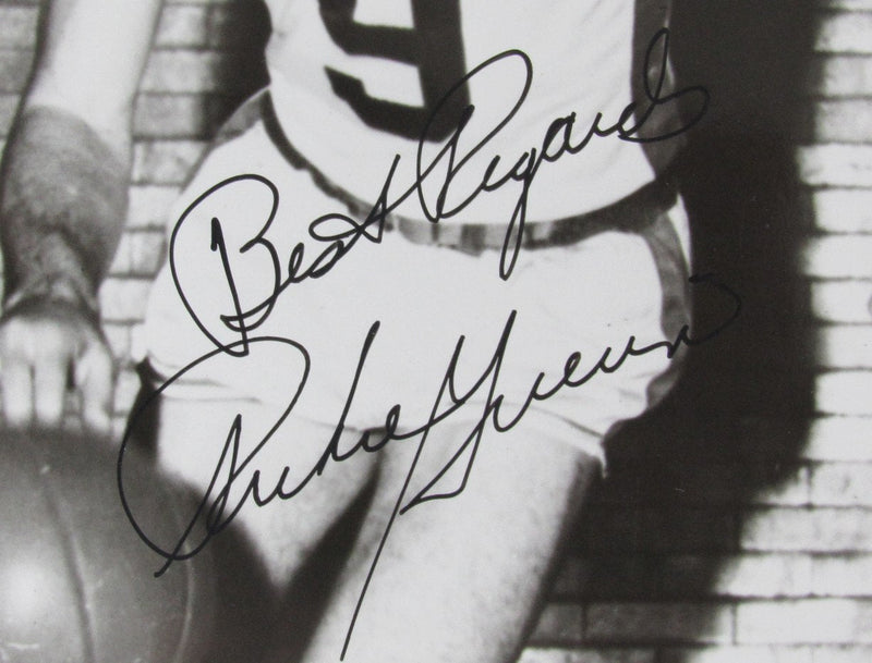 Richie Guerin HOF Signed/Inscribed 8x10 B/W Photo New York Knicks 189969