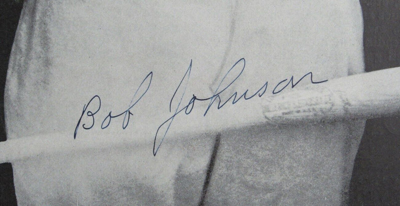 Bob Johnson Autographed 9x11 Baseball Magazine Insert Photo Athletics PSA/DNA