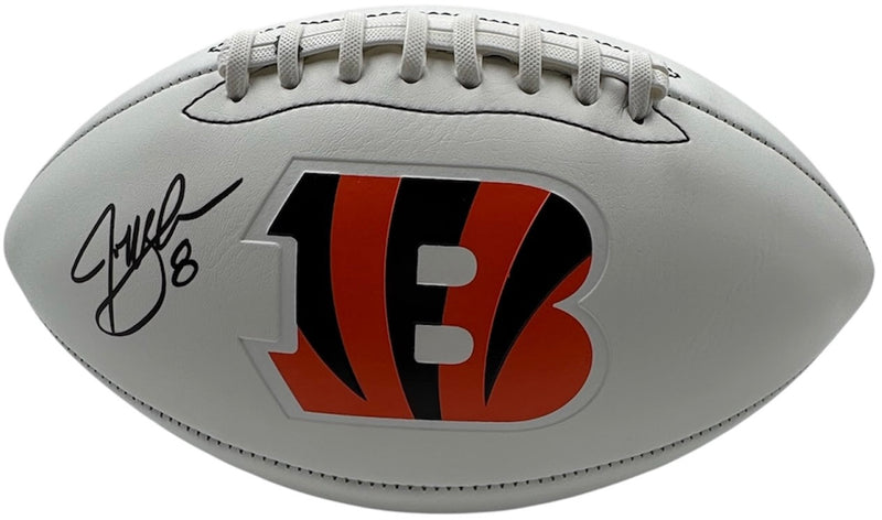 Jeff Blake Signed Cincinnati Bengals Logo Football JSA