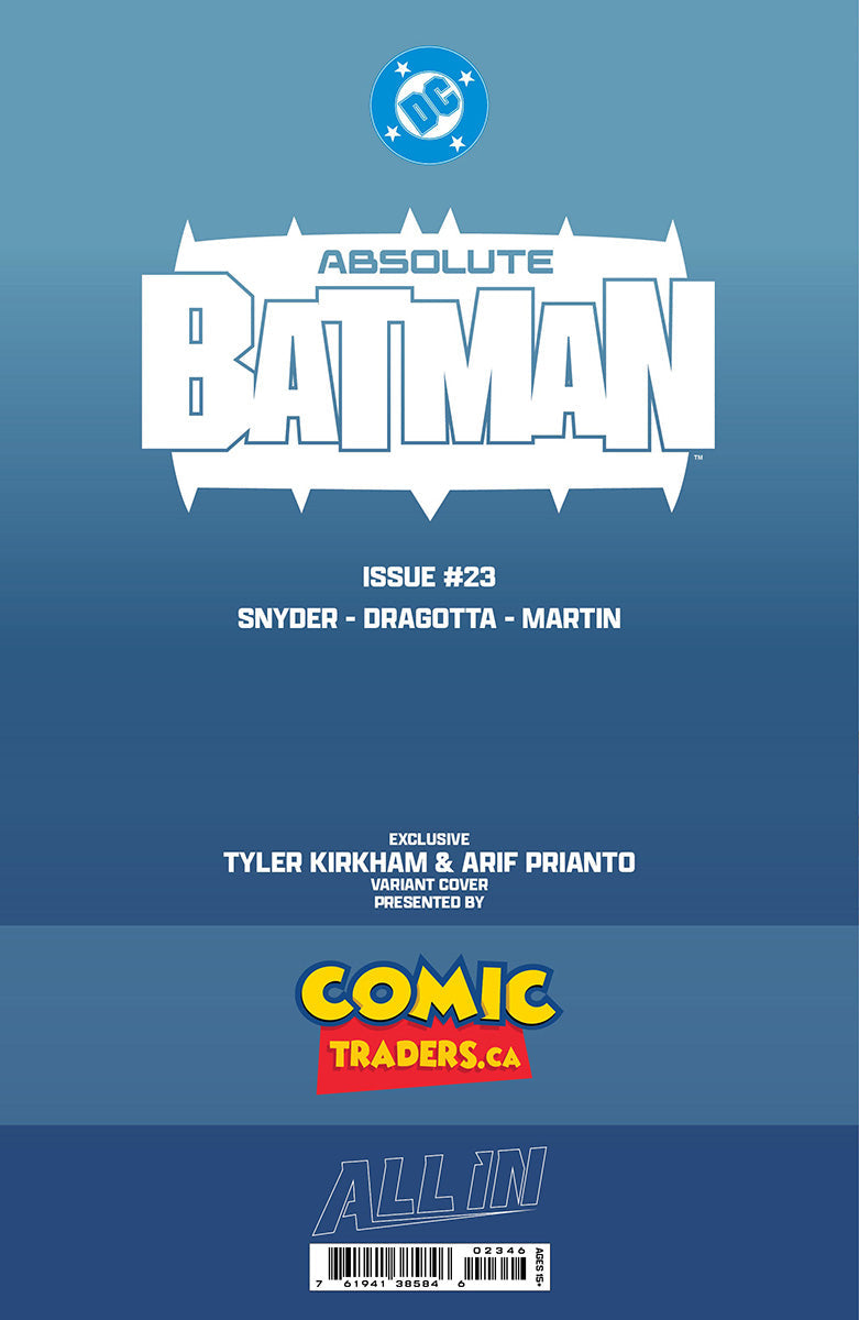 ABSOLUTE BATMAN #23 TYLER KIRKHAM CLAYFACE BATTLE DAMAGED EXCLUSIVE VIRGIN VAR (08/12/2026)