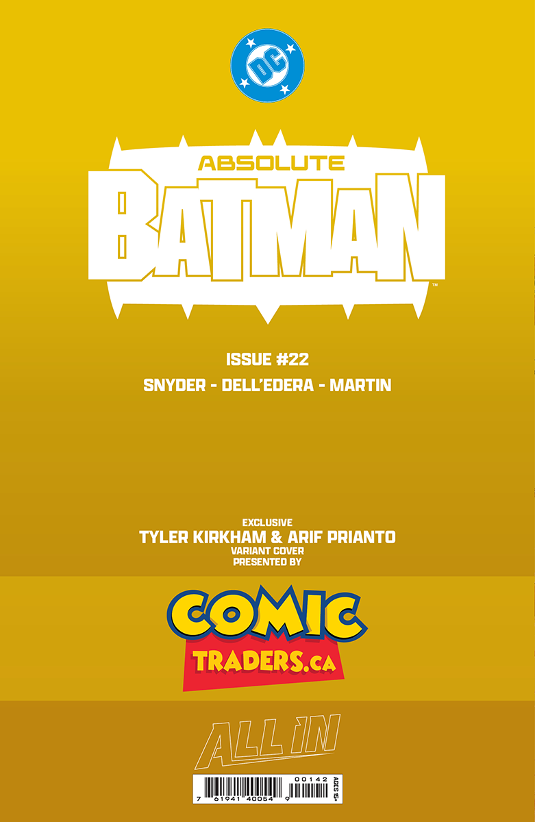 [GOLD FOIL] ABSOLUTE BATMAN #22 TYLER KIRKHAM JOKER CONVENTION EXCLUSIVE VIRGIN VAR (07/29/2026)