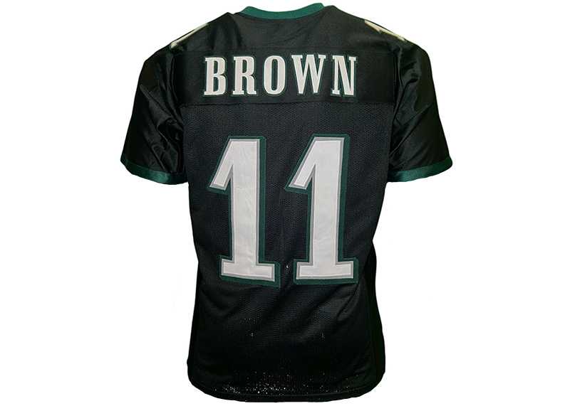 AJ Brown Unsigned Philadelphia Black Football Jersey