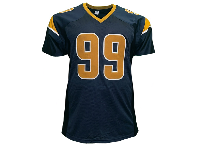 Aaron Donald Unsigned Los Angeles Blue Football Jersey