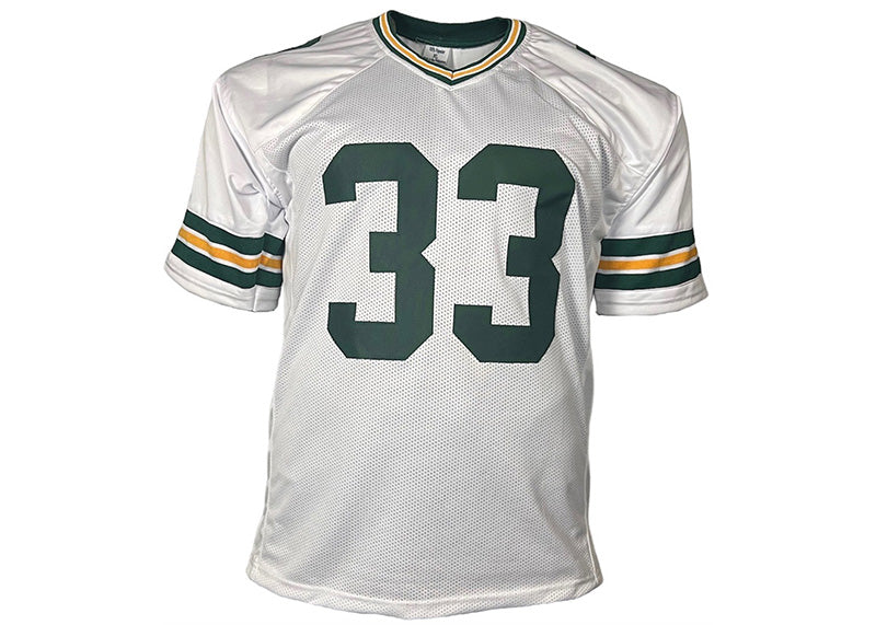 Aaron Jones Signed White Custom Football Jersey Backett