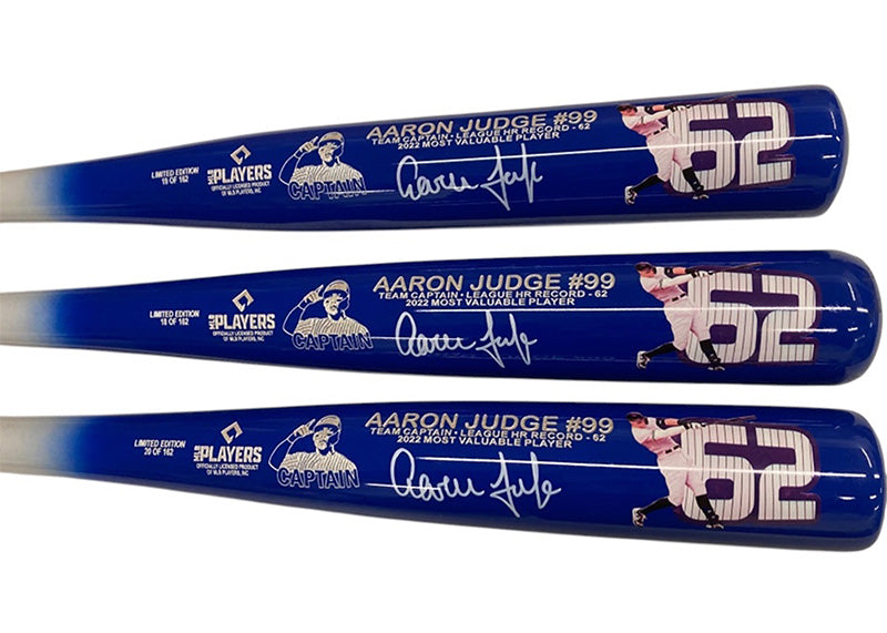 Aaron Judge Signed Yankee Captain Extremum Bat
