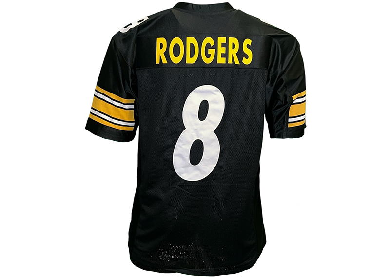Aaron Rodgers Unsigned Pittsburgh Black Football Jersey