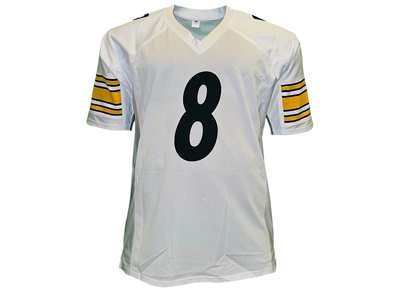 Aaron Rodgers Unsigned Pittsburgh White Football Jersey