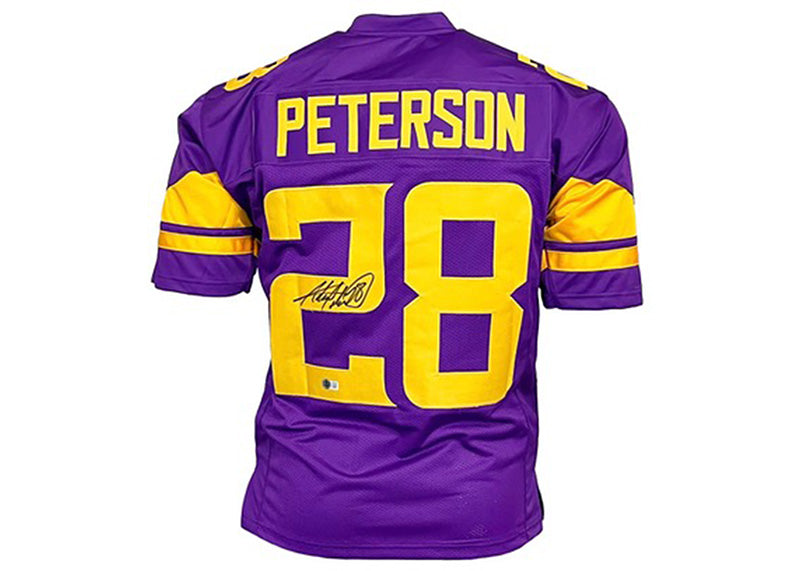 Adrian Peterson Signed Minnesota Color Rush Football Jersey Beckett