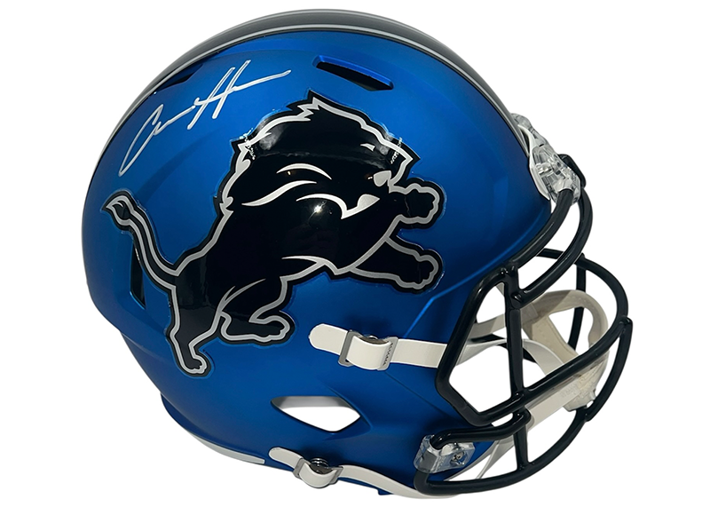 Aidan Hutchinson Autographed Detroit Lions Alternate Full Size Helmet Beckett