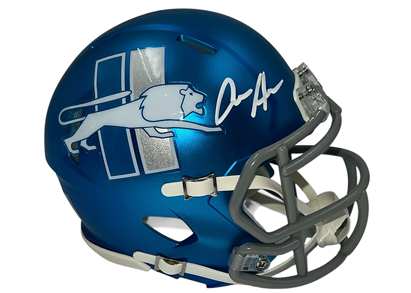 Aidan Hutchinson Autographed Detroit Lions Alternate Mini Helmet Beckett