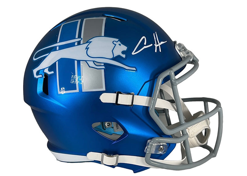 Aidan Hutchinson Signed Detroit Lions Alt 2023 Flash Full Size Helmet Beckett